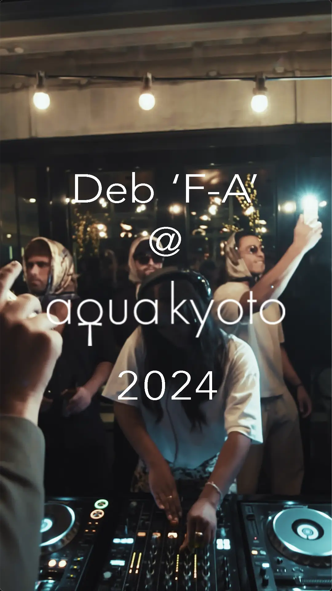 Deb 'F-A' @ Aqua Kyoto 2024 Terrace Party