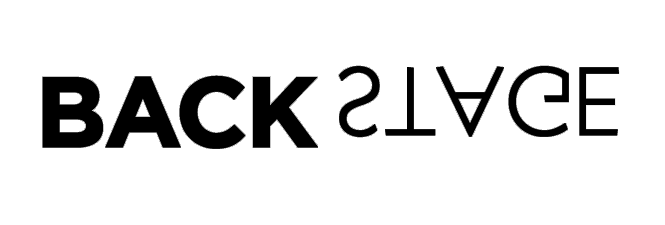 backstage media logo black